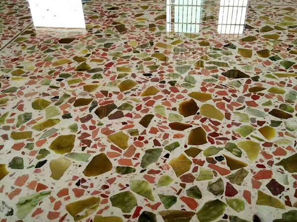 Terrazzo floor case