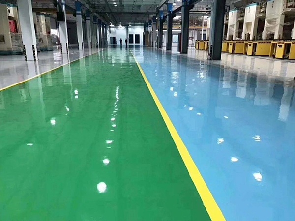 What are the construction processes of epoxy floor paint?